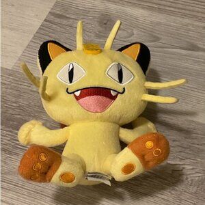 Pokemon Meowth Stuffed Animal Plush Tomy Nintendo